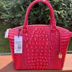 BRAHMIN RED DRAGON Melbourne Iridescent Duxbury Handbag